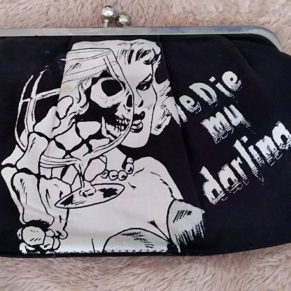 Punk Rock clutch purse